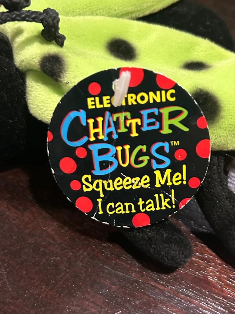 Set of 2 Vintage DanDee chatter bug plush